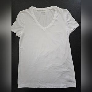 NWOT - Calvin Klein White Cotton Stretch Jersey - Size L